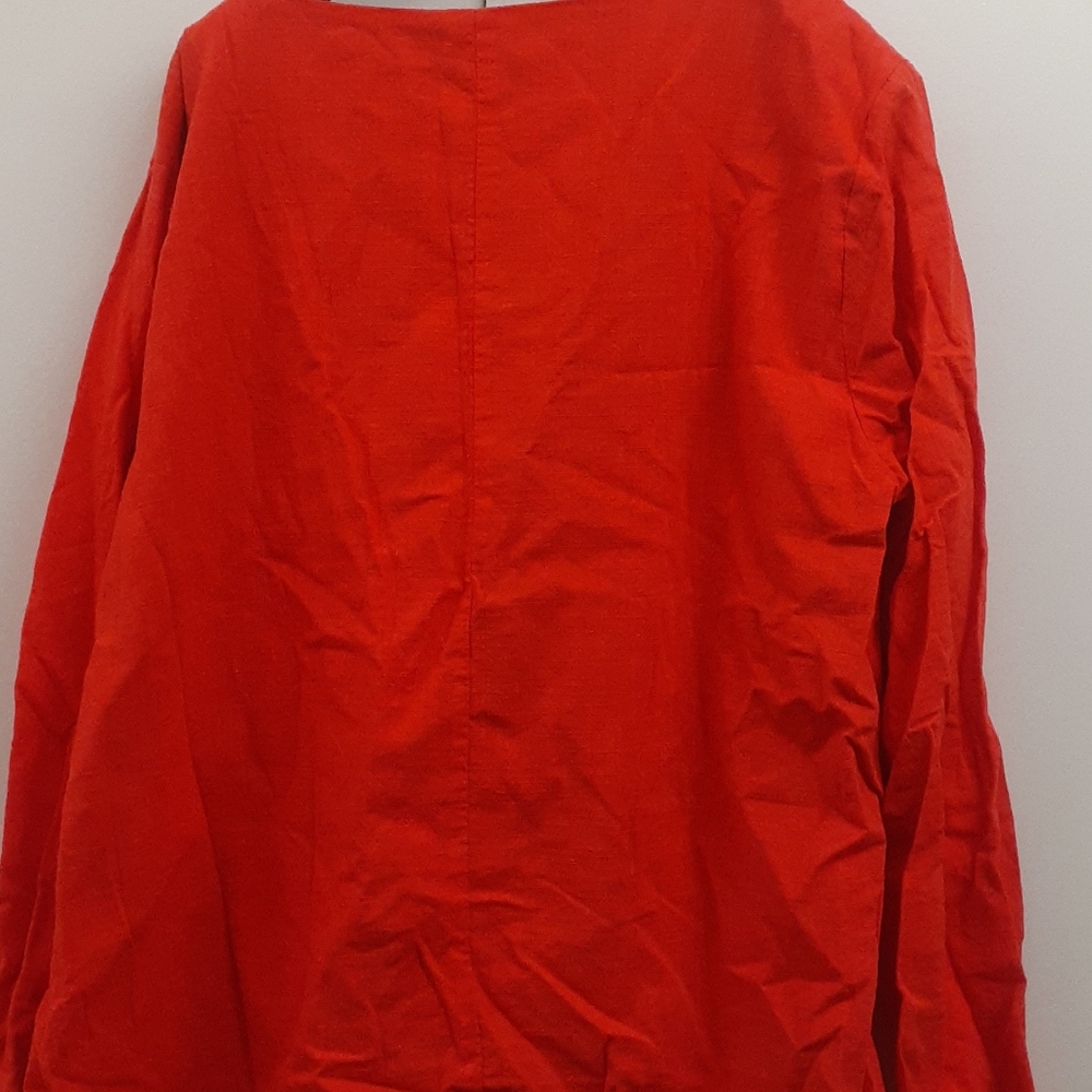 GraciLA Red black & white HEM top Tunic size XL - Picture 5 of 14